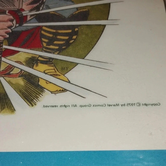 1975 notebook‎ paper Thor transfer - Picture 3 of 3